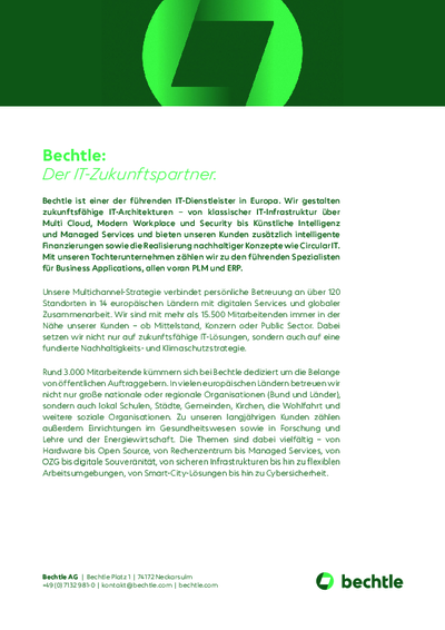 Vorschau Beilage Bechtle GmbH & Co. KG